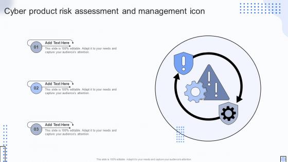 Cyber Product Risk Assessment And Management Icon