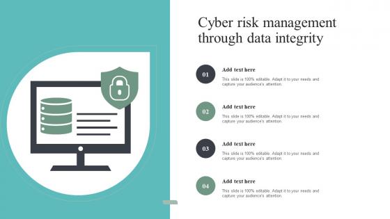 Cyber Risk Management Through Data Integrity