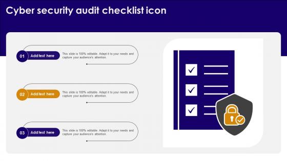 Cyber Security Audit Checklist Icon