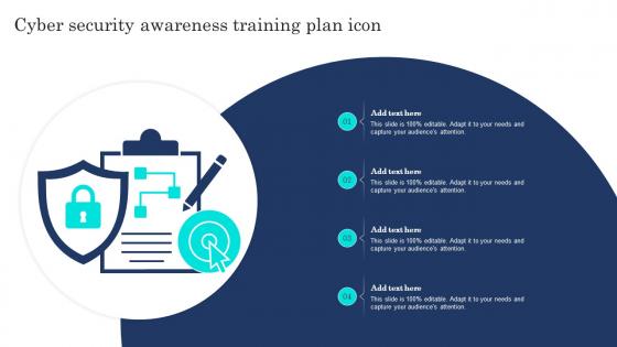Cyber Security Awareness Training Plan Icon