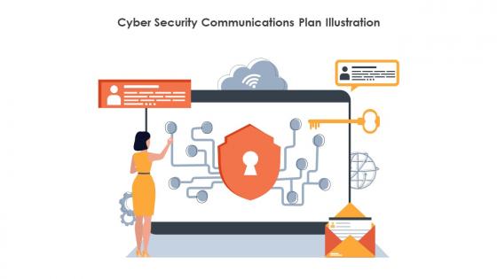 Cyber Security Communications Plan Illustration