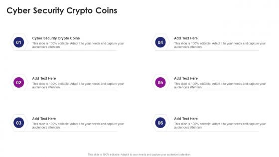Cyber Security Crypto Coins In Powerpoint And Google Slides Cpb