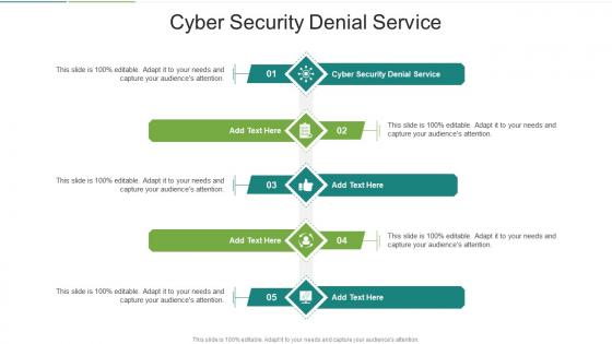 Cyber Security Denial Service In Powerpoint And Google Slides Cpb
