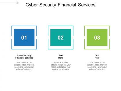 Cyber security financial services ppt powerpoint presentation ideas cpb