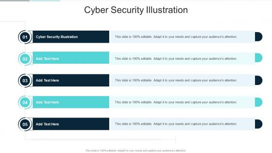 Cyber Security Illustration In Powerpoint And Google Slides Cpb