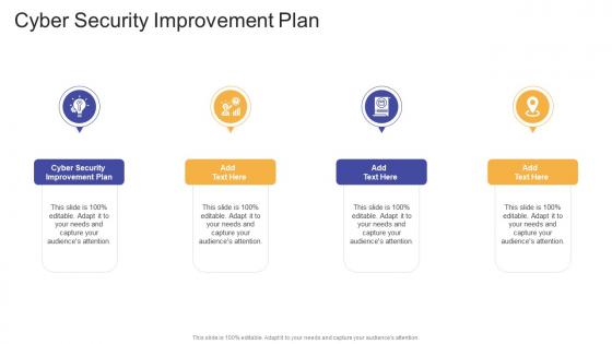 Cyber Security Improvement Plan In Powerpoint And Google Slides Cpb