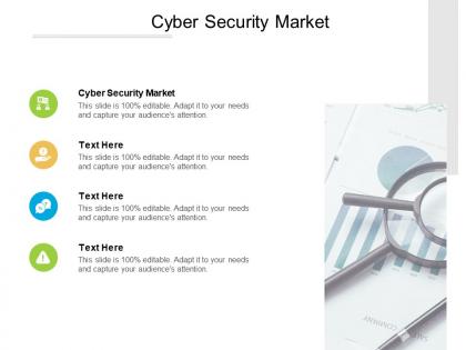 Cyber security market ppt powerpoint presentation inspiration themes cpb