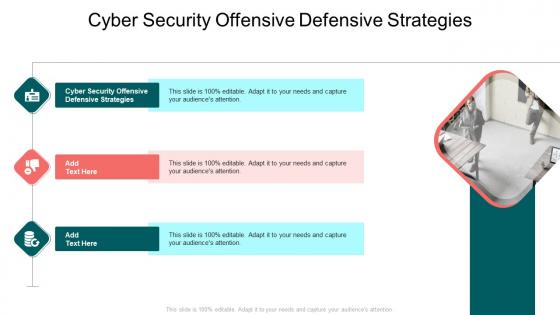 Cyber Security Offensive Defensive Strategies In Powerpoint And Google Slides Cpb