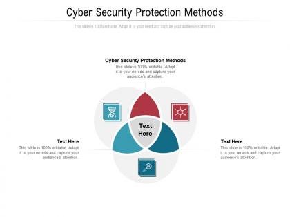 Cyber security protection methods ppt powerpoint presentation pictures themes cpb