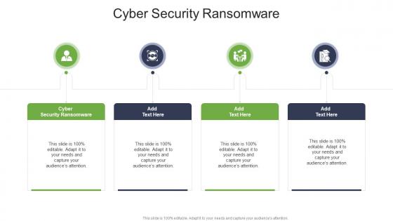 Cyber Security Ransomware In Powerpoint And Google Slides Cpb