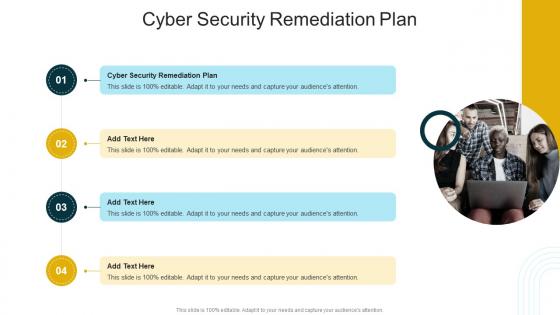 Cyber Security Remediation Plan In Powerpoint And Google Slides Cpb