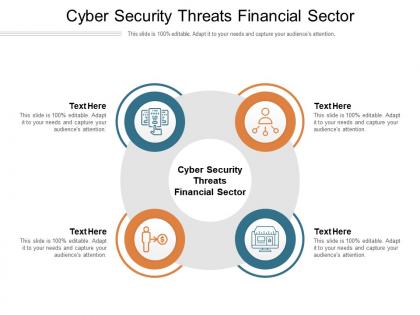 Cyber security threats financial sector ppt powerpoint presentation file deck cpb