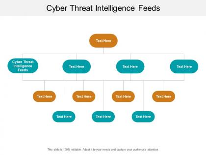 Cyber threat intelligence feeds ppt powerpoint presentation layouts vector cpb
