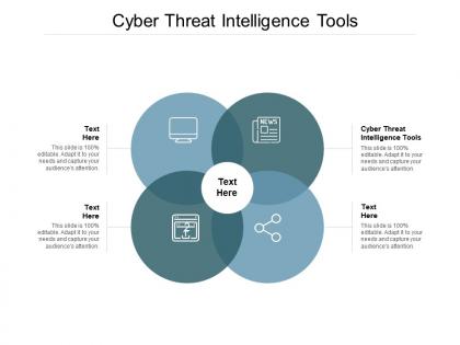 Cyber threat intelligence tools ppt powerpoint presentation gallery graphic tips cpb