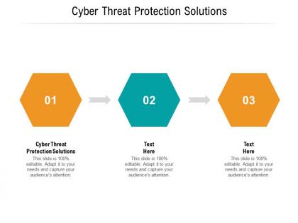 Cyber threat protection solutions ppt powerpoint presentation portfolio template cpb