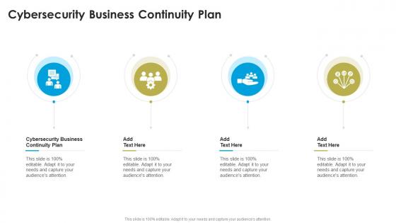 Cybersecurity Business Continuity Plan In Powerpoint And Google Slides Cpb