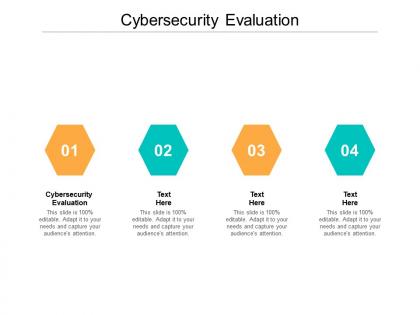Cybersecurity evaluation ppt powerpoint presentation infographic template infographics cpb