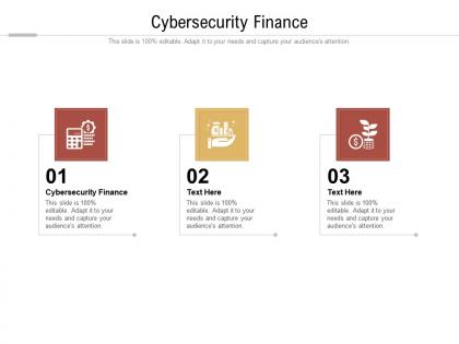 Cybersecurity finance ppt powerpoint presentation gallery objects cpb