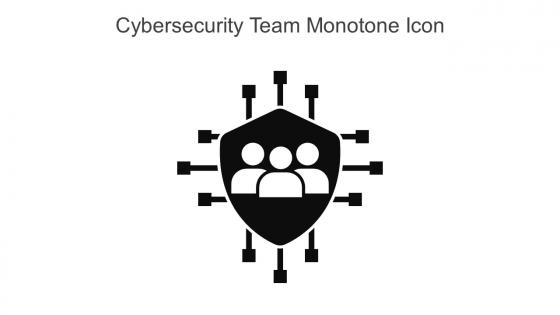 Cybersecurity Team Monotone Icon In Powerpoint Pptx Png And Editable Eps Format