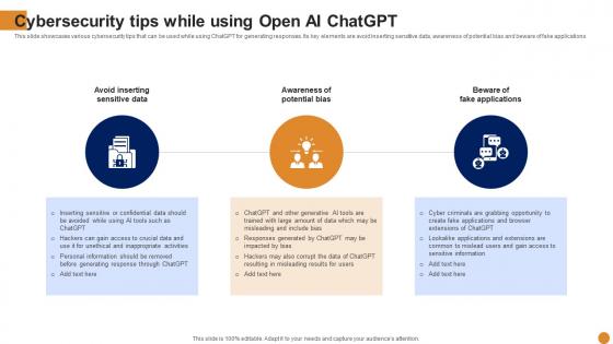 Cybersecurity Tips While Using Chatgpt For Threat Intelligence And Vulnerability Assessment AI SS V