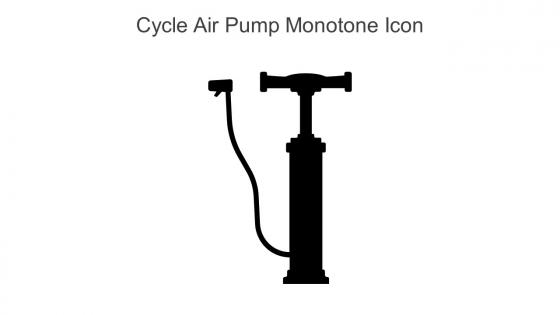 Cycle Air Pump Monotone Icon In Powerpoint Pptx Png And Editable Eps Format