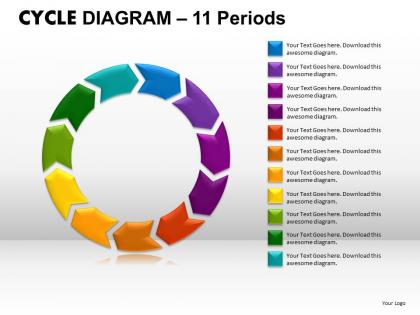 Cycle diagram ppt 6