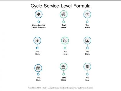 Cycle service level formula cpb ppt powerpoint presentation outline background cpb
