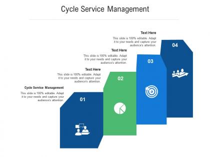Cycle service management ppt powerpoint presentation styles graphics cpb