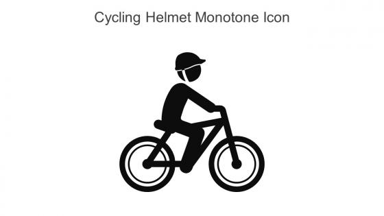 Cycling Helmet Monotone Icon In Powerpoint Pptx Png And Editable Eps Format