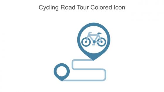 Cycling Road Tour Colored Icon In Powerpoint Pptx Png And Editable Eps Format