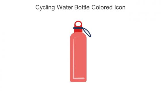 Cycling Water Bottle Colored Icon In Powerpoint Pptx Png And Editable Eps Format