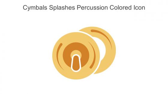 Cymbals Splashes Percussion Colored Icon In Powerpoint Pptx Png And Editable Eps Format