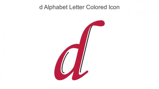 D Alphabet Letter Colored Icon In Powerpoint Pptx Png And Editable Eps Format
