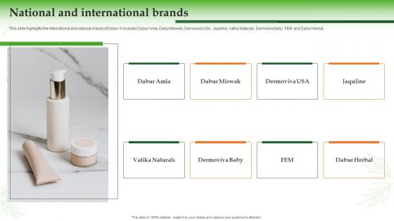 Dabur Company Profile National And International Brands Ppt Styles Designs Download