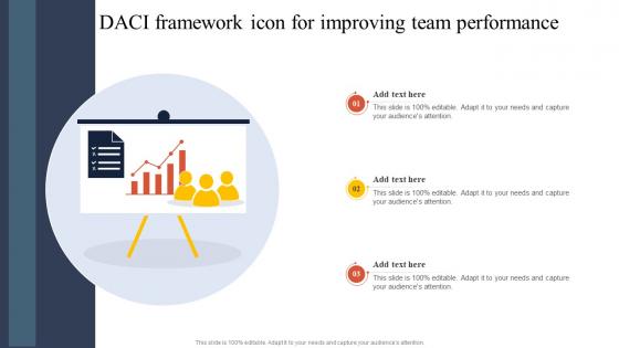 DACI Framework Icon For Improving Team Performance