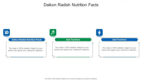 Daikon Radish Nutrition Facts In Powerpoint And Google Slides Cpb