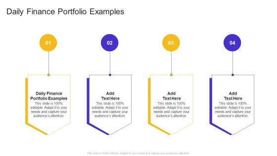 Daily Finance Portfolio Examples In Powerpoint And Google Slides Cpb
