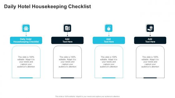 Daily Hotel Housekeeping Checklist In Powerpoint And Google Slides Cpb