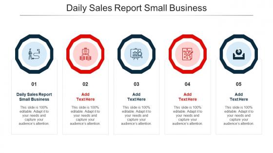 Daily Sales Report Small Business Ppt Powerpoint Presentation Model Cpb