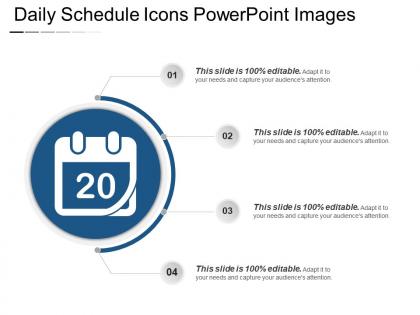 Daily schedule icons powerpoint images