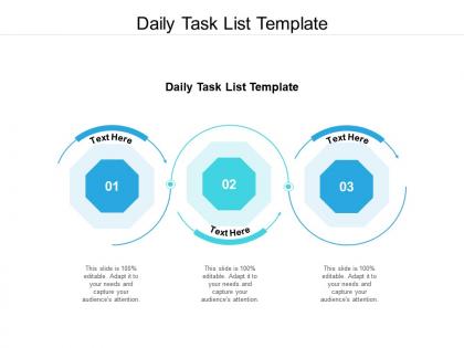 Daily task list template ppt powerpoint presentation file templates cpb