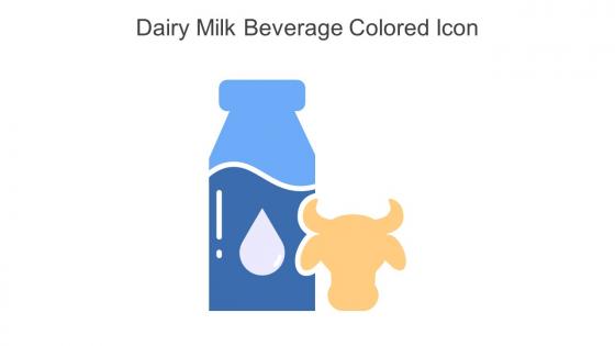 Dairy Milk Beverage Colored Icon In Powerpoint Pptx Png And Editable Eps Format