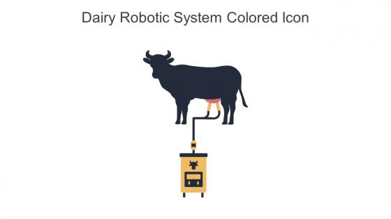 Dairy Robotic System Colored Icon In Powerpoint Pptx Png And Editable Eps Format
