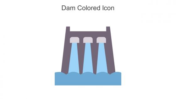 Dam Colored Icon In Powerpoint Pptx Png And Editable Eps Format
