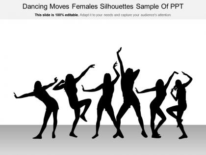 Dancing moves females silhouettes sample of ppt