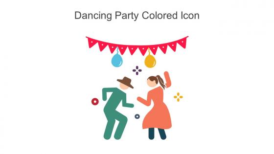 Dancing Party Colored Icon In Powerpoint Pptx Png And Editable Eps Format