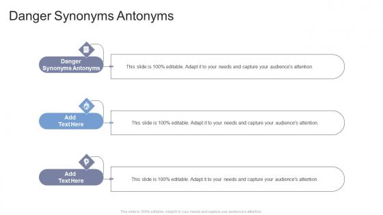 Danger Synonyms Antonyms In Powerpoint And Google Slides Cpb
