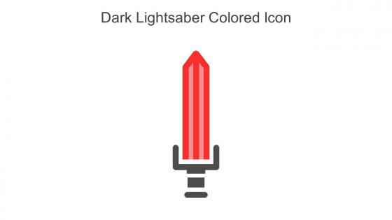 Dark Lightsaber Colored Icon In Powerpoint Pptx Png And Editable Eps Format