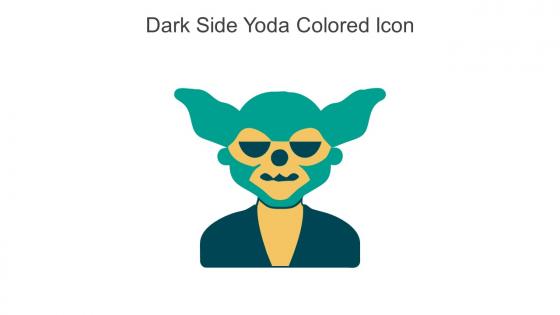 Dark Side Yoda Colored Icon In Powerpoint Pptx Png And Editable Eps Format