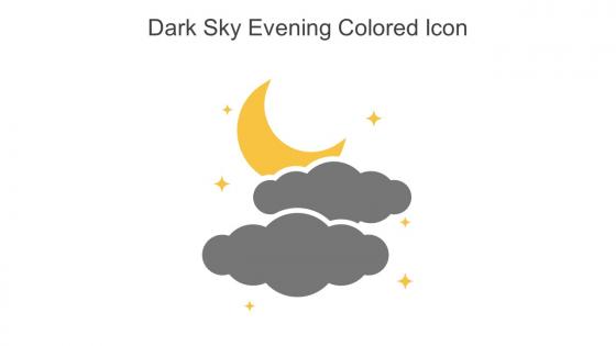 Dark Sky Evening Colored Icon In Powerpoint Pptx Png And Editable Eps Format